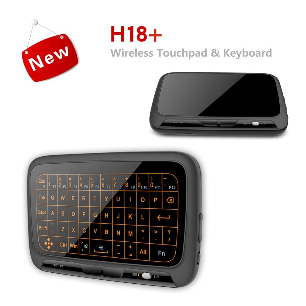 Wireless touchpad & keyboard